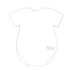 Kaartide toorikud - Mintay Basic - Baby Onesie Card Base - valge, 5tk